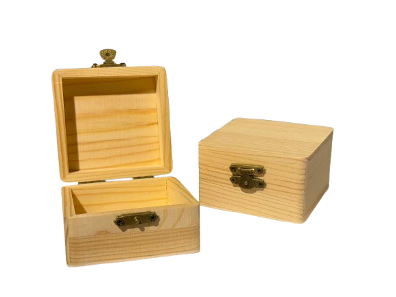 Mr Beam Box, quadratisch, Gravurrohling, 8x8x4,5cm, 6er Pack - Image 2