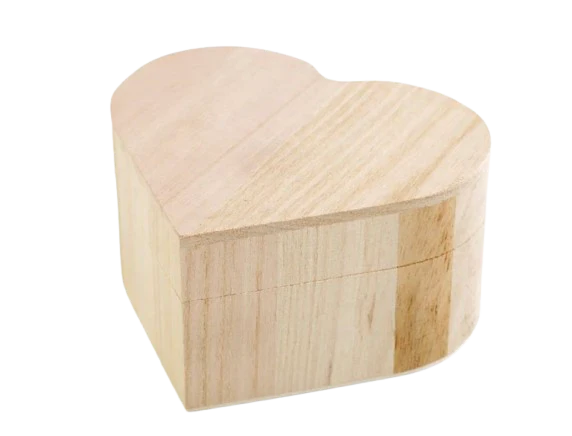 Mr Beam Holzbox, Herzform