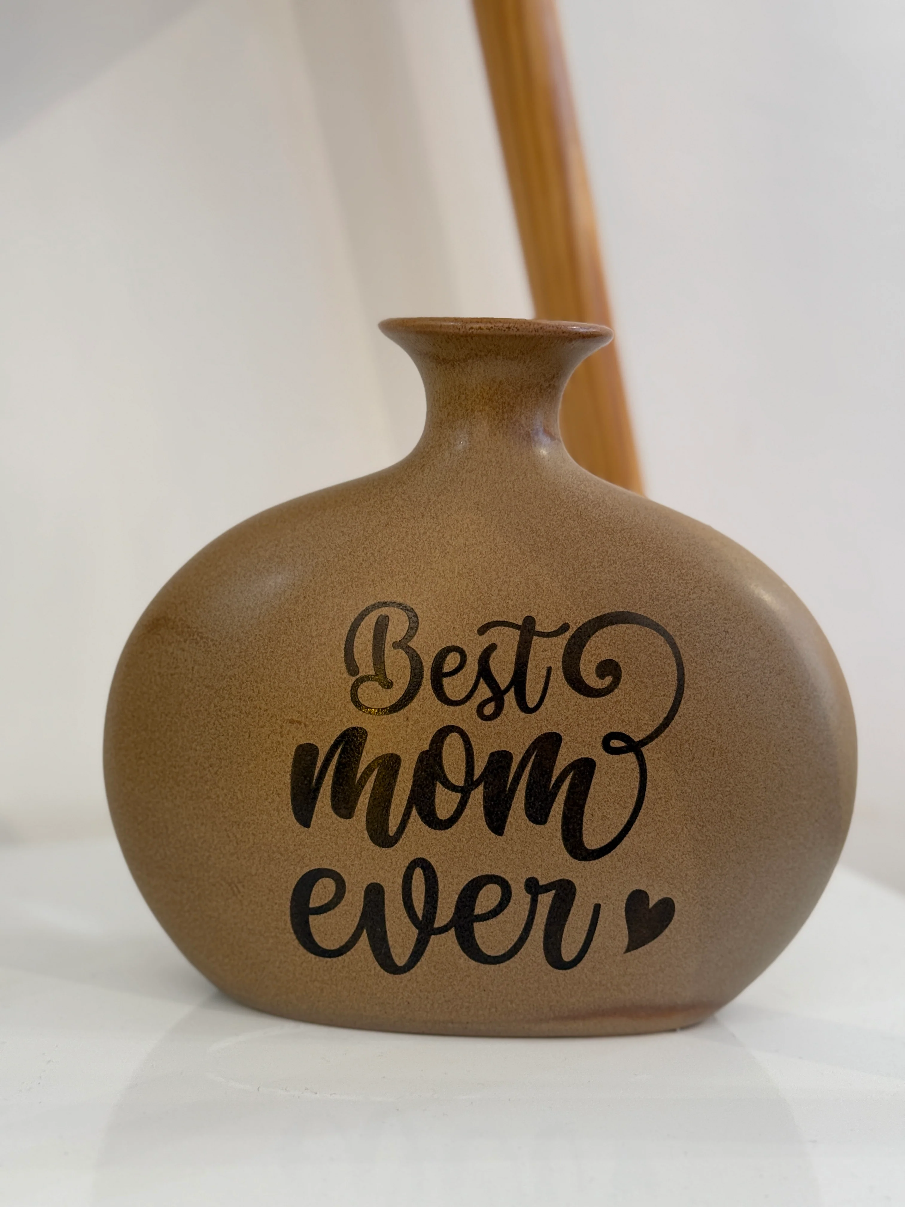 Mr Beam Vase, Keramik, braun, 17x16x5cm - Image 2
