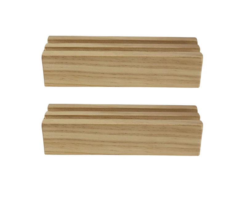 Mr Beam Kartenhalter, Kiefernholz, 20x5cm, 2er Pack