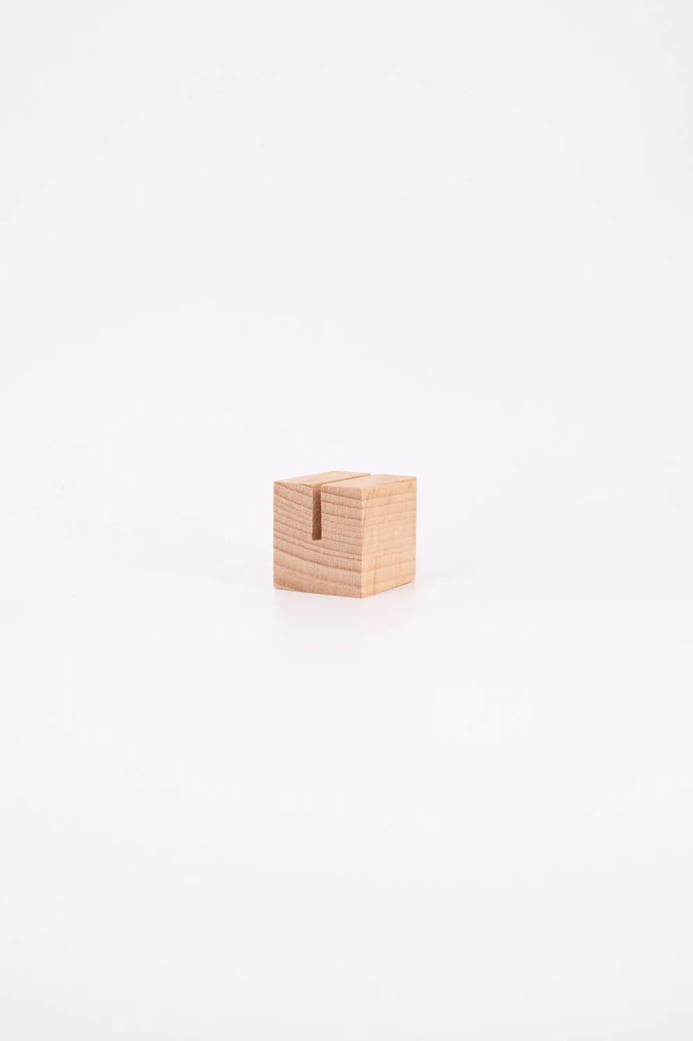Mr Beam Kartenhalter "mini", Buche, 3x3x3cm (48er Pack) - Image 3