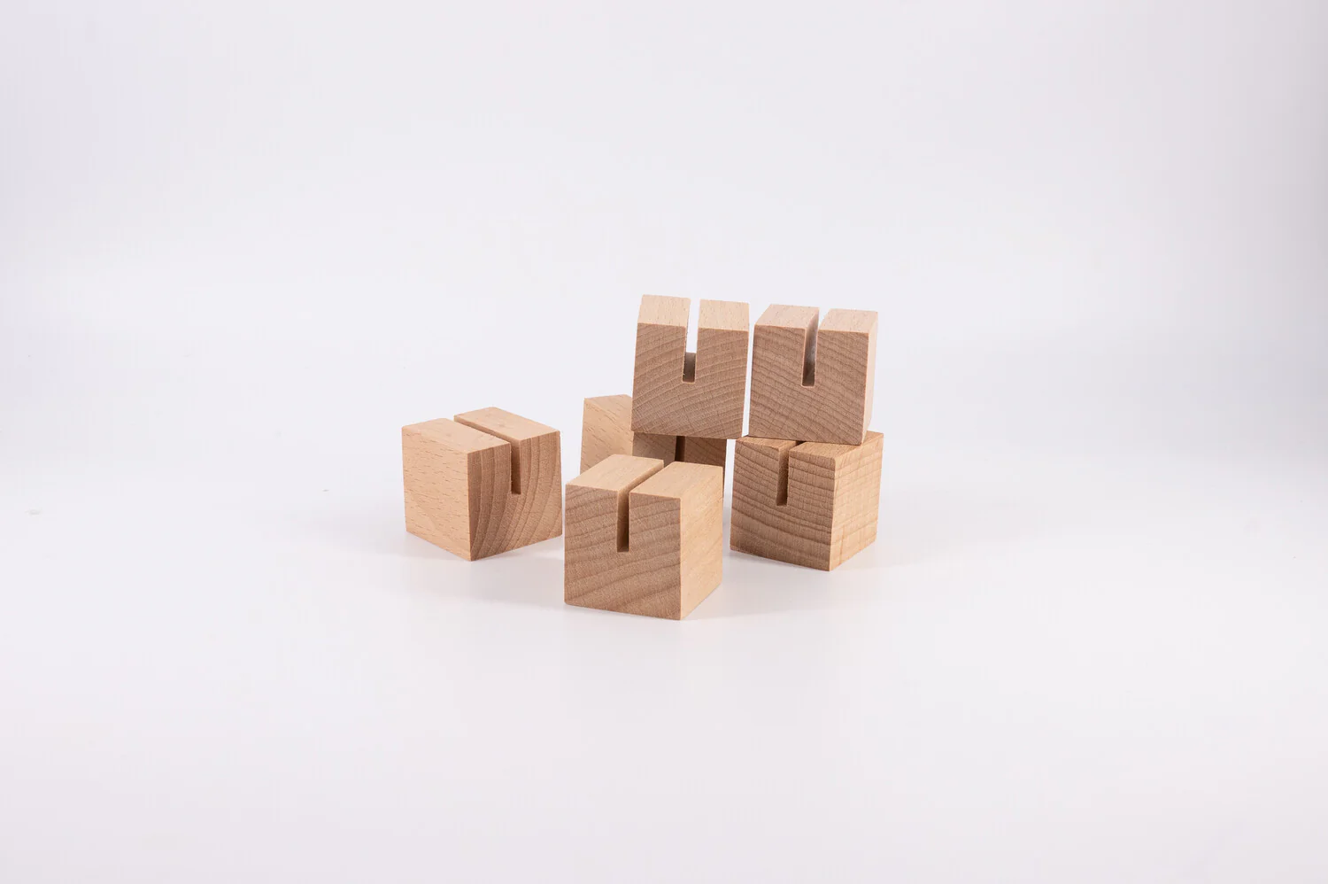 Mr Beam Kartenhalter "mini", Buche, 3x3x3cm (48er Pack) - Image 8