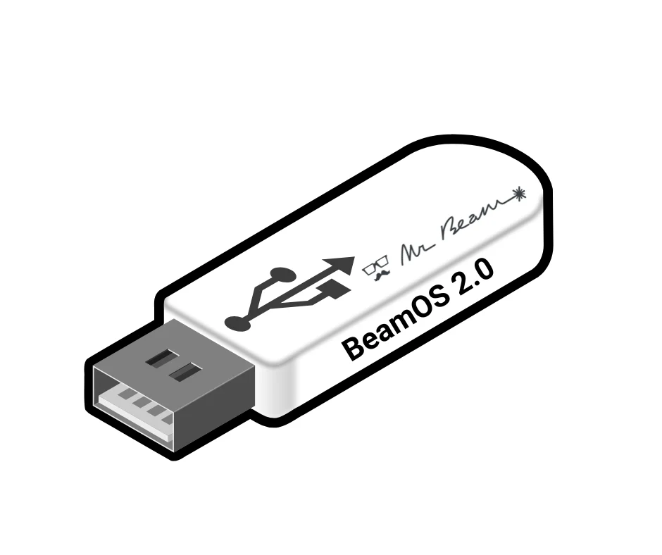 Mr Beam Upgrade USB Stick für BeamOS 2.0