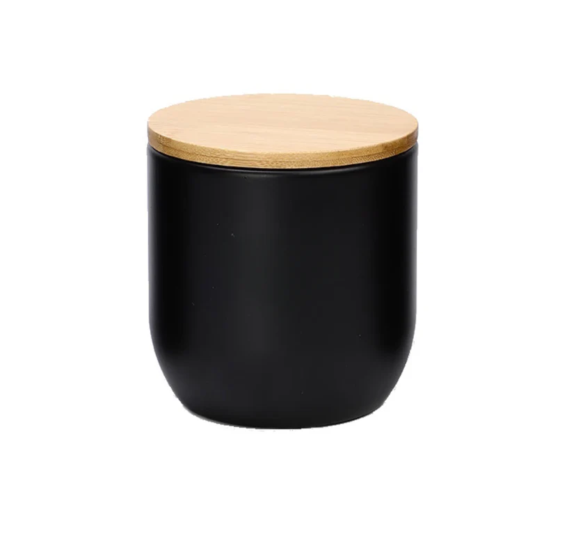 Mr Beam Vorratsdose rund mit Bambusdeckel, 12x12cm