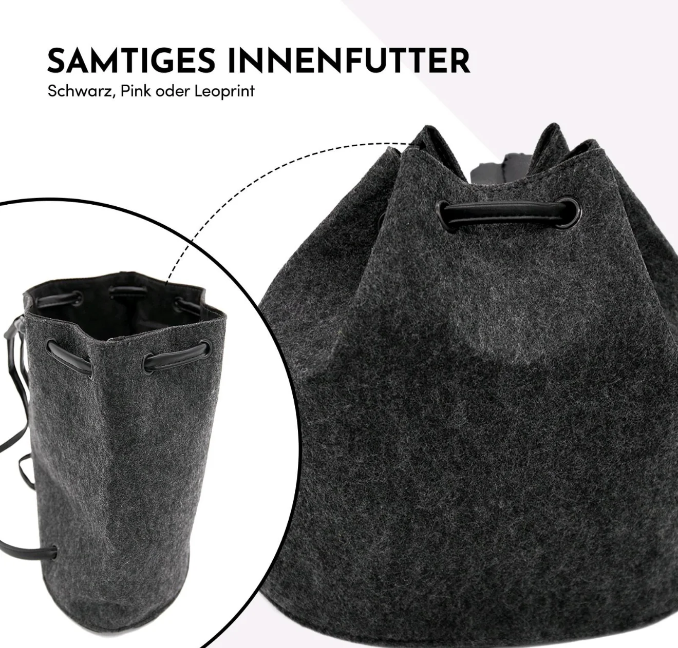 Rucksack, Filz (verschiedene Farben) - Image 5